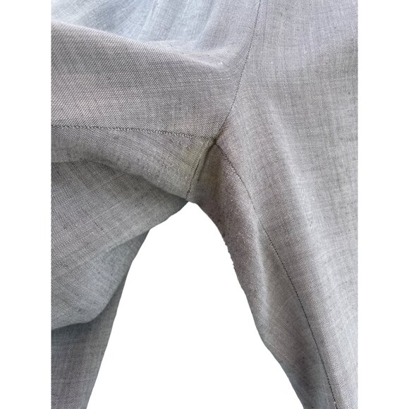 Betsys women’s size 3 waist 32  Large L XL XXL gray Linen wide leg Pants - Picture 3 of 12